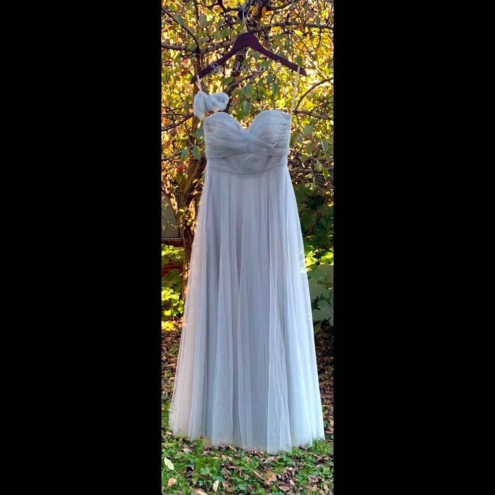 Jenny Yoo Julia Morning Mist Tulle Dress 1853 - Picture 4 of 9